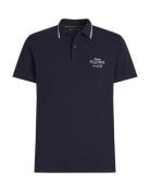 Tommy Hilfiger Left Chest Graphic Reg Polo Marinblå