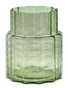 Serax Vase N°4 Green Transparent Waves Grön