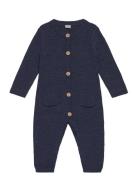 CeLaVi Jumpsuit - Knitted Marinblå