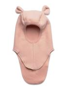 Huttelihut Balaclava Ears Cotton Fleece Rosa