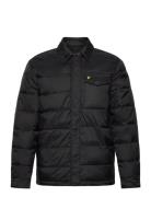 Lyle & Scott Wadded Collared Jacket Svart