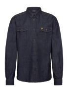 Lyle & Scott Denim Shirt Marinblå