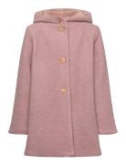 Huttelihut Coat Hood Wool W. Lining Rosa