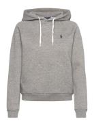 Polo Ralph Lauren Shrunken Fit Fleece Hoodie Grå