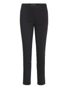 Mango Crop Skinny Trousers Svart