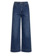 Nümph Nuparis Jeans Cropped Med Blue Blå