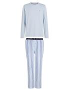 Tommy Hilfiger Ls Pant Woven Set Print Blå