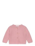 Mango Button Knit Cardigan Rosa