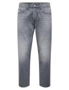 ONLY & SONS Onsedge Straight 7901 Ey Box Pim Jeans Grå