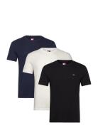 Tommy Jeans Tjm Xslim 3 Pack Tee Svart