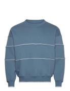 Abercrombie & Fitch Anf Mens Sweatshirts Blå