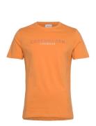 Lindbergh Tee With Hd Lindbergh Flag Orange