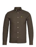 Lyle & Scott Plain Oxford Shirt Khaki Green