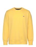 GANT Reg Shield C-Neck Sweat Gul