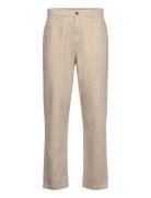 Lindbergh Wide Fit Twill Pants Beige