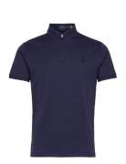 Polo Ralph Lauren Custom Slim Fit Soft Cotton Polo Shirt Marinblå