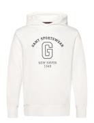 GANT Graphic Sweat Hoodie Vit