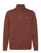 Dickies Oakport Quarter Zip Brun