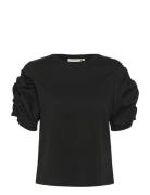 InWear Payanaiw Woven Trim Tshirt Svart