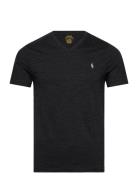 Polo Ralph Lauren Custom Slim Fit Jersey V-Neck T-Shirt Svart