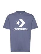 Converse Star Chevron Tee Black Blå