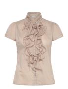 Saint Tropez Tillisz Ss Shirt Beige