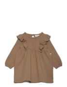 Lil'Atelier Nmfthoro Hag Ls Dress Lil Brun