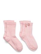 United Colors Of Benetton Knitted Socks Pair 2 Rosa