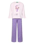 United Colors Of Benetton Pyjama(Sweater+Trous Lila