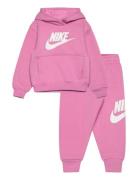 Nike Nkn Club Fleece Set Rosa