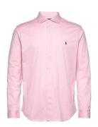 Polo Ralph Lauren Jersey Spread-Collar Shirt Rosa