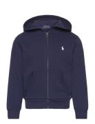 Ralph Lauren Kids French Terry Full-Zip Hoodie Marinblå