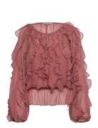 Dante6 Dante6-Sinner Boho Chiffon Top Rosa