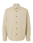 Selected Homme Slhace Thais Overshirt Kräm