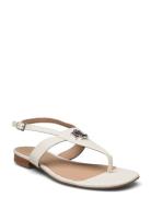 Lauren Ralph Lauren Everley Nappa Leather Sandal Vit