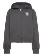 Converse Cnvg Star Pointelle Full Zip H Grå