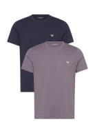 Emporio Armani 2 Pack Top Marinblå