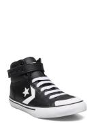 Converse Pro Blaze Strap Hi Black/White/White Svart