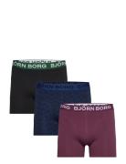 Björn Borg Cotton Stretch Boxer 3P Svart