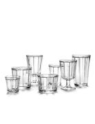 Serax Glass Tumbler Low Surface By Sergio Herman Set/4 Nude