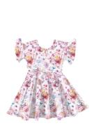 Gugguu Print Smoc T-Shirt Dress Rosa