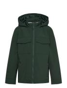 Mango Hooded Water-Repellent Parka Grön