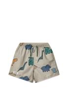 Liewood Duke Printed Board Shorts Beige