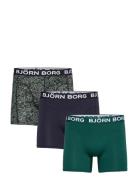 Björn Borg Bamboo Cotton Blend Boxer 3P Marinblå