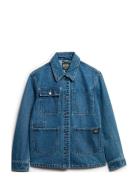 Superdry Denim Chore Jacket Blå