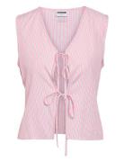 NOISY MAY Nmfrida S/L Tie Vest Wvn Rosa