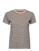 Levi's® Perfect Tee Multi Grunge Strip Svart