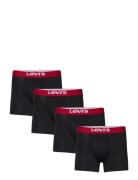 Levi's® Levis Men Solid Basic Boxer Brief Org Co 4P Ecom Svart