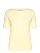 Rosemunde Rwnanna 2/4 Boatneck T-Shirt Gul