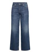 Weekday Ample Low Rise Loose Wide Leg Jeans Blå